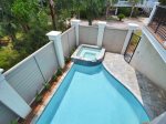 Completely Private Pool Area at 29 Pelican